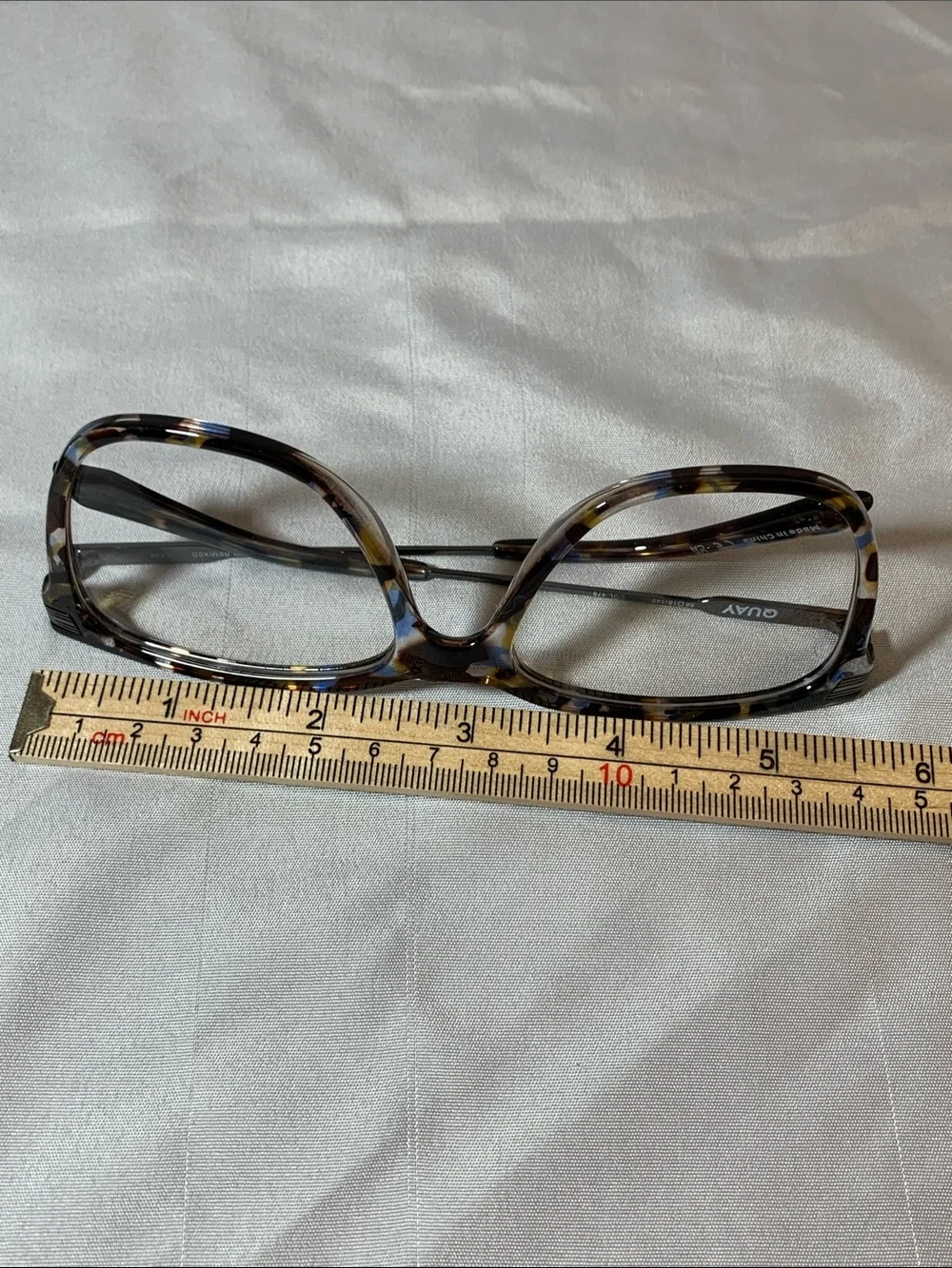 NEW Quay Australia Wired Remixed 126 Tortoiseshell Sunglasses Clear Lenses